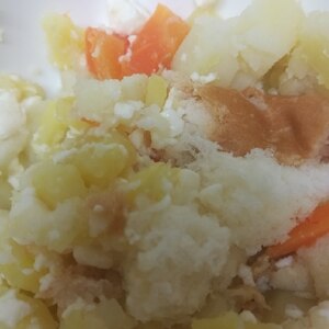 離乳食中期☆サツマイモと人参とパンと豆腐のトロトロ